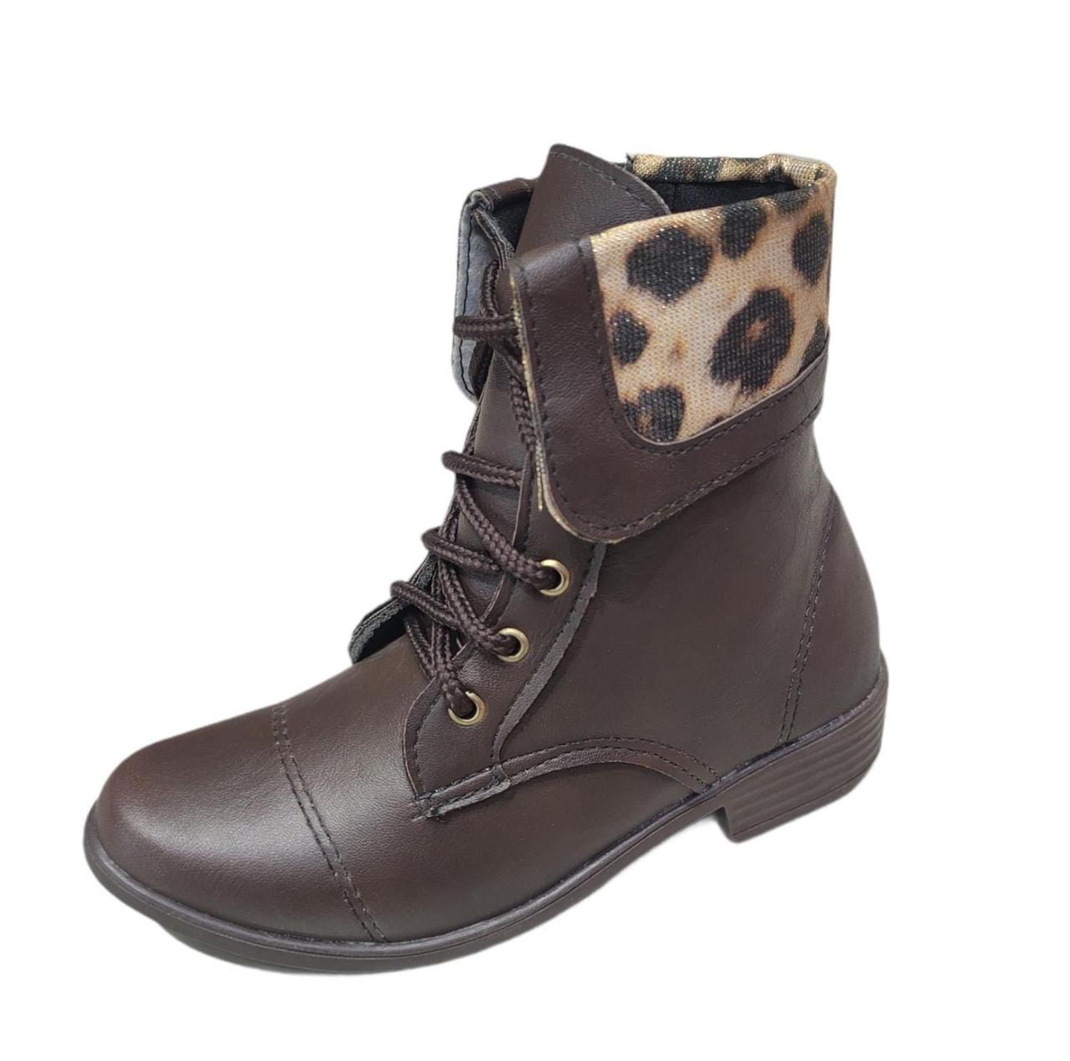 Coturno Infantil Cano Curto Tratorado Marisa | Marisa