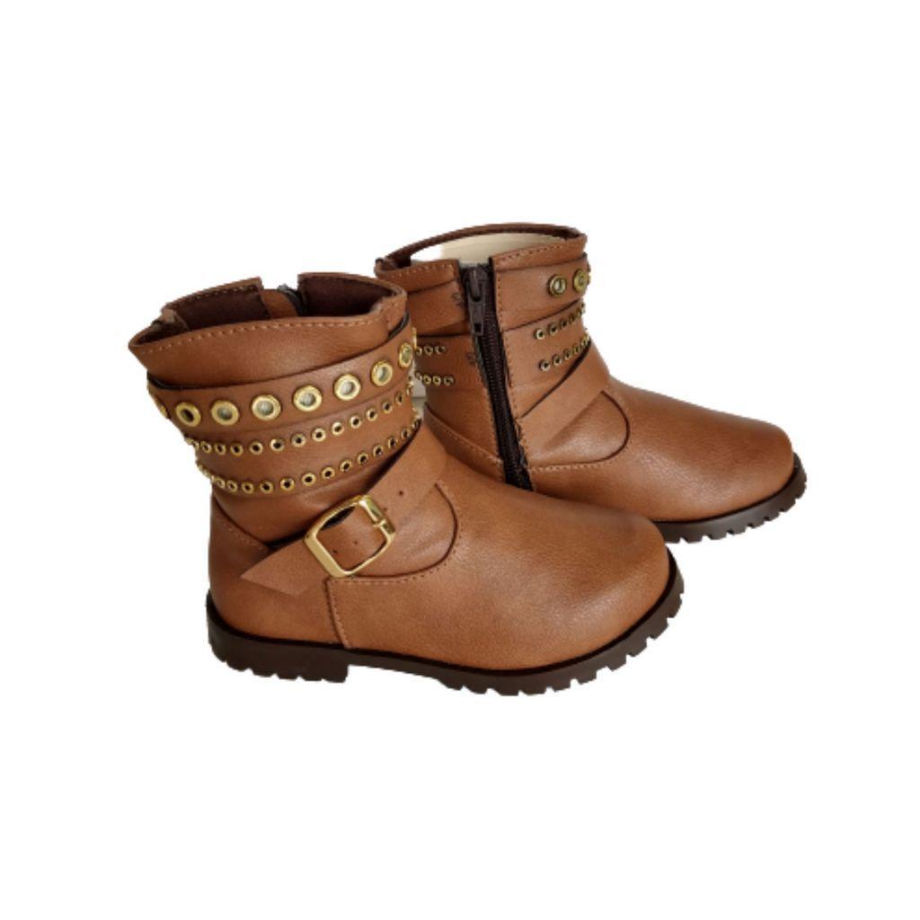Bota Infantil Menina Rio Cano Curto Correntes Marrom - Outros Moda e  Acessórios - Magazine Luiza