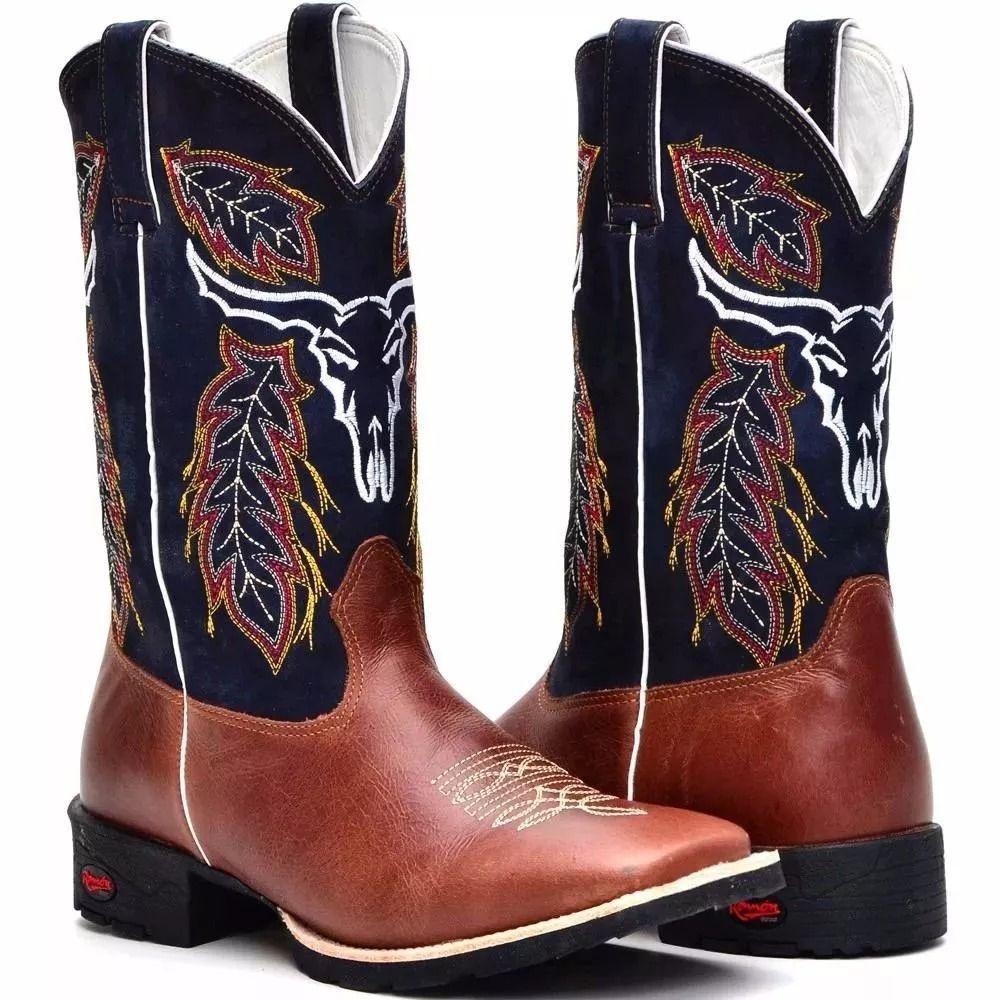 bota masculina de cano alto