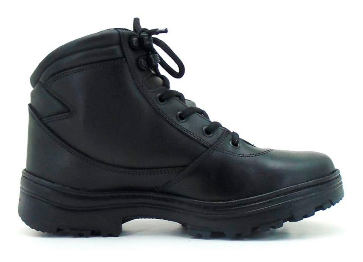 Bota Masculina Em Couro Para Segurança Engenheiro Eletricista Motociclista  Ref.282 - Atron Shoes - Sapato de Segurança - Magazine Luiza