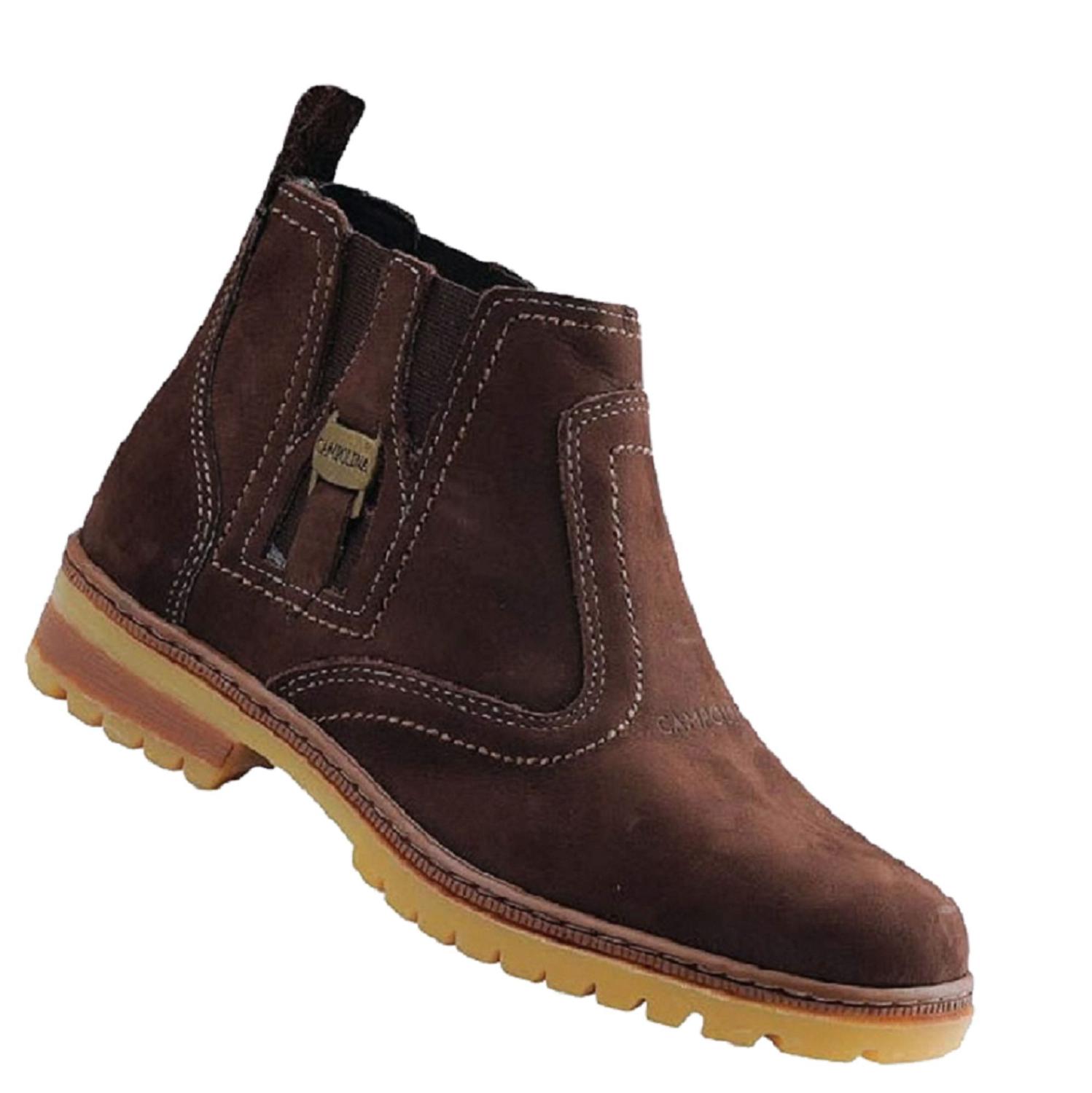 Bota masculina feminina unisex couro calça homem e mulher botina casual  jovem country linda - CAMPOLINA - Bota Feminina - Magazine Luiza