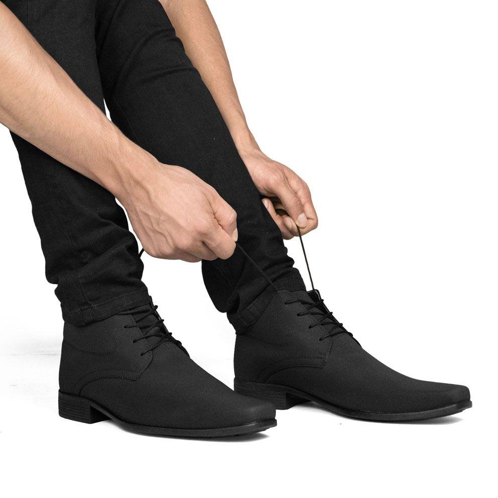 Bota Masculina Sapato Tipo Bota Cano Curto Bota Masculina Cano