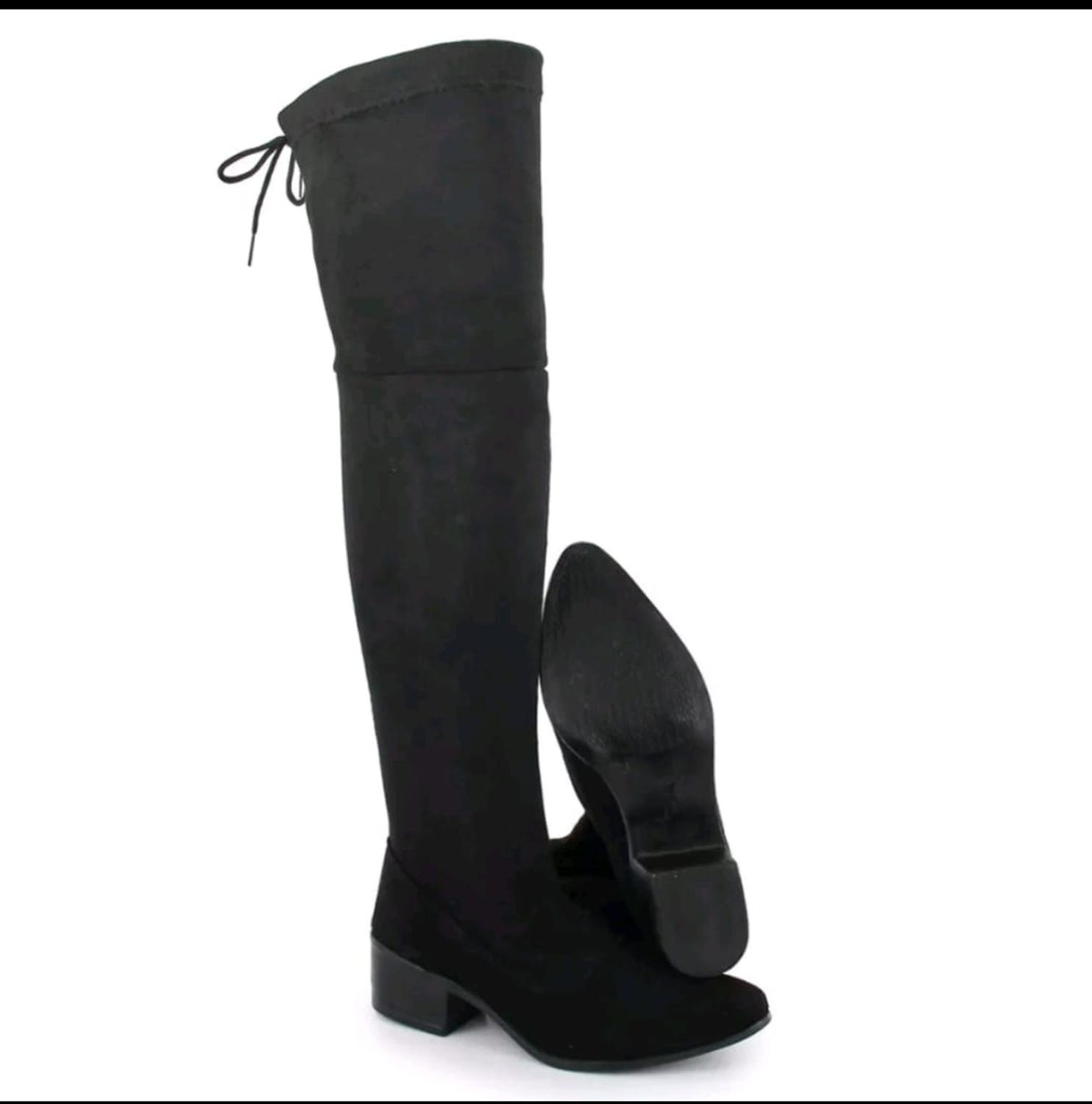 Cano Curto Botas Femininas Bota Over Para Panturrilha Grossa Bota