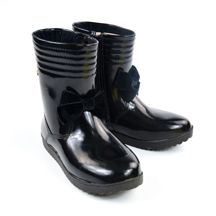 Bota menina 215003000 29a36 preta alice klin 21453 - Bota Infantil -  Magazine Luiza