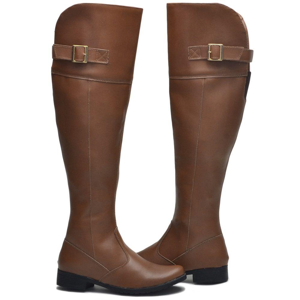 bota cano longo acima do joelho vizzano