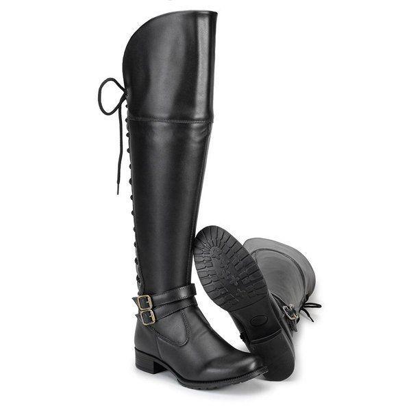 bota de amarrar atras