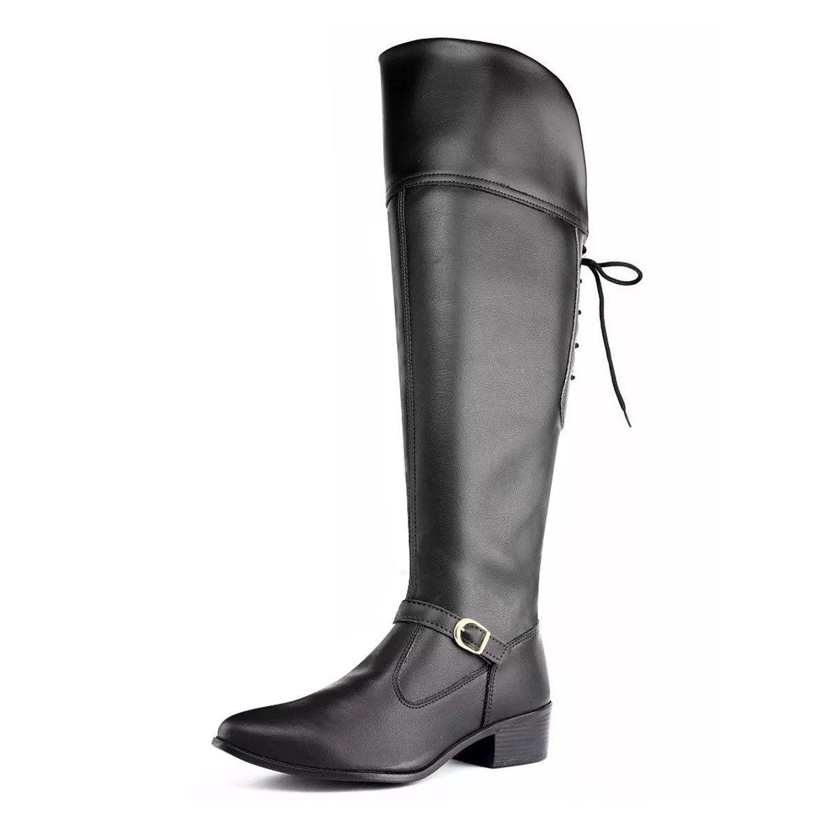 bota cano alto dona beja over the knee