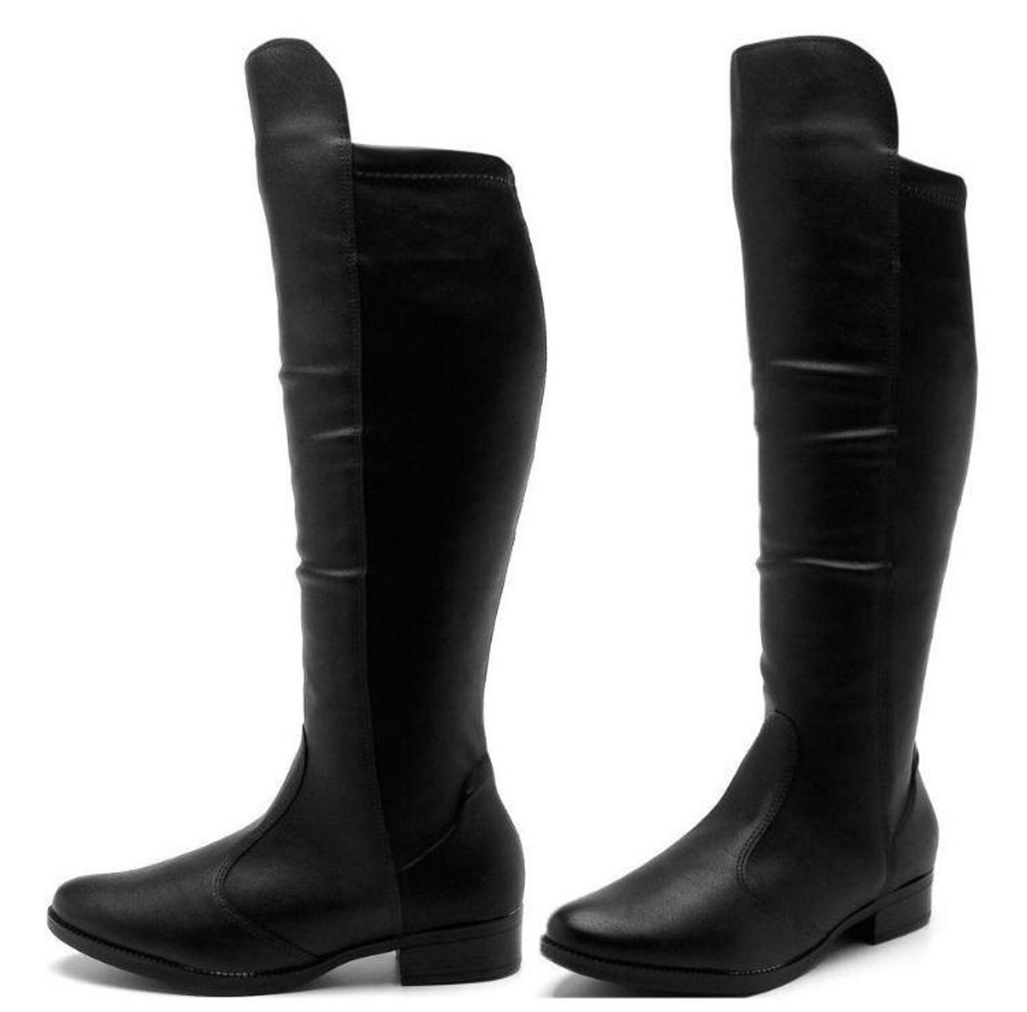 Bota Over Vizzano 3050.105- Cor: Preto - Tamanho: 40 - Bota Feminina -  Magazine Luiza