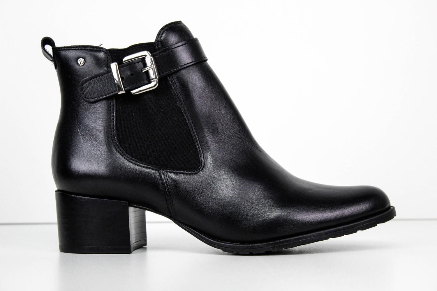 Bota Parô Cano Curto Fivelas Marrom Cour