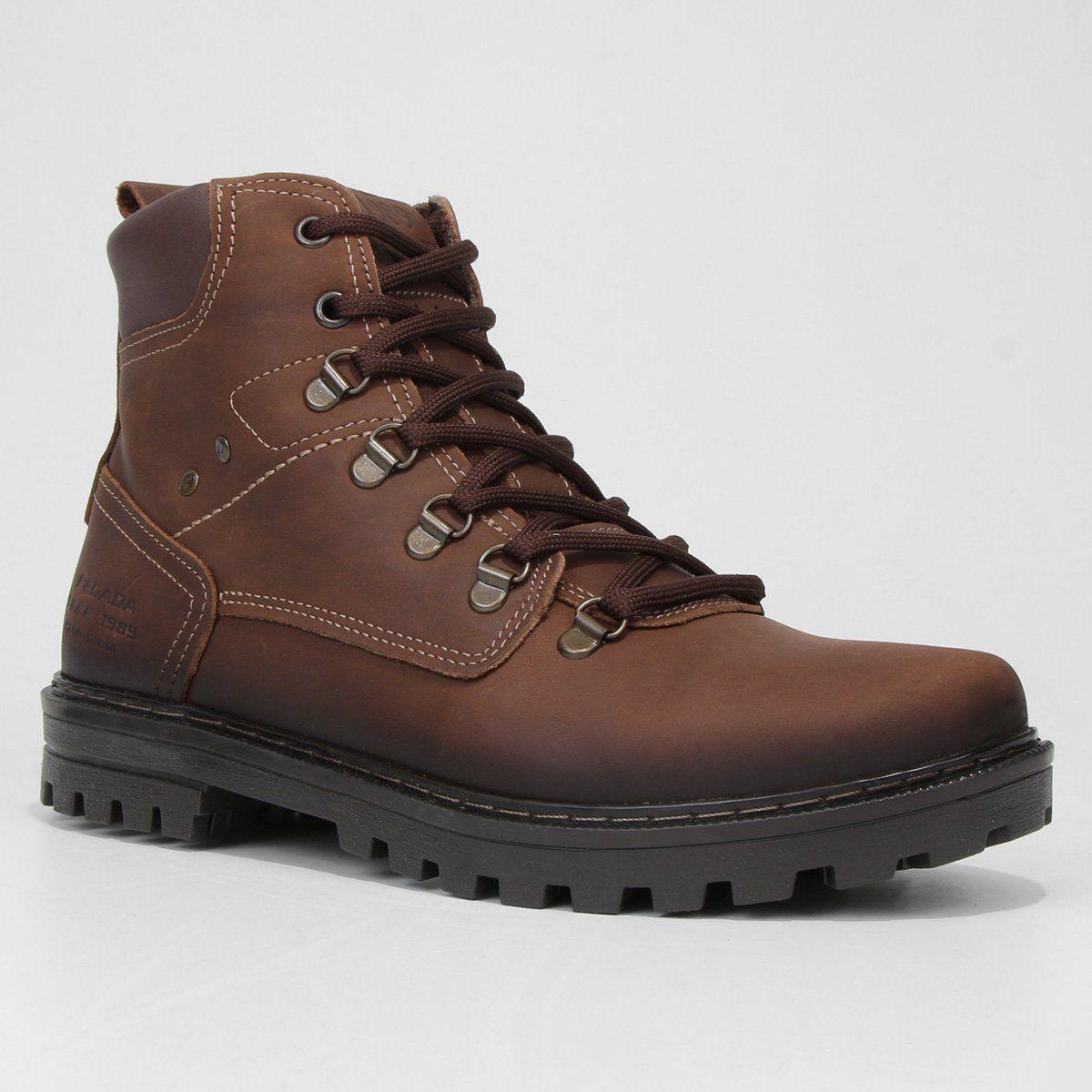 Cano Médio Zattini Bota Masculina Bota Masculina De Couro