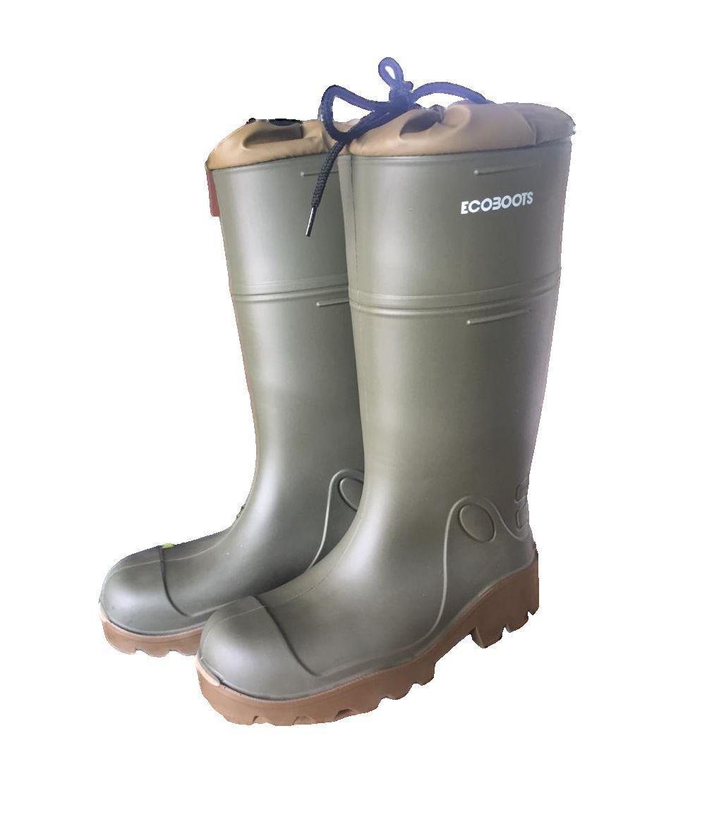 Bota PU Galocha Ecoboots Cano Longo Verde C/ Polaina Tam 41 - Galocha  Infantil - Magazine Luiza