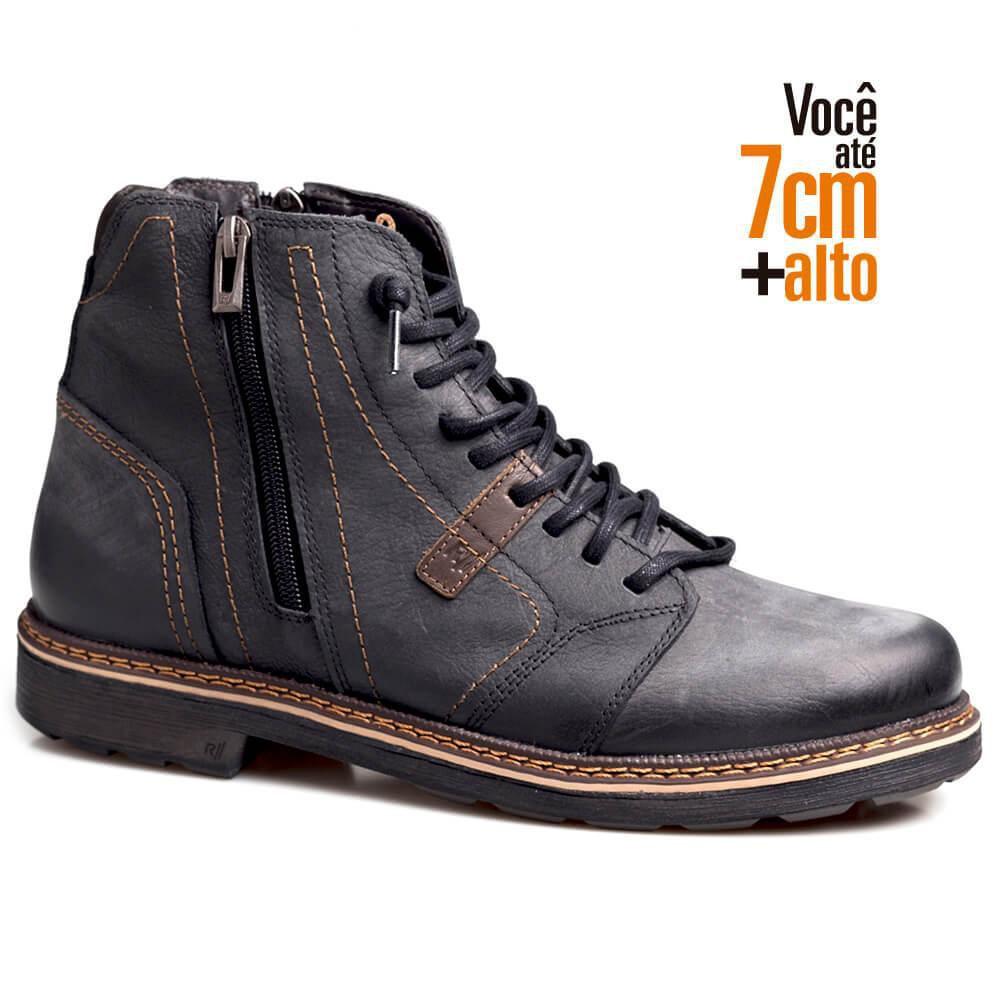 bota masculina aumenta altura