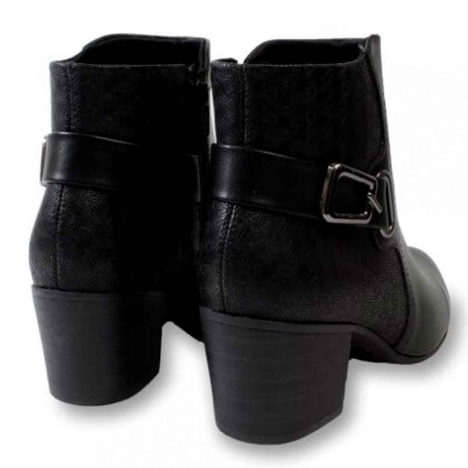 Bota Ramarim Cano Curto Salto Grosso Preto 2064102 Tamanho 34 - Bota  Feminina - Magazine Luiza