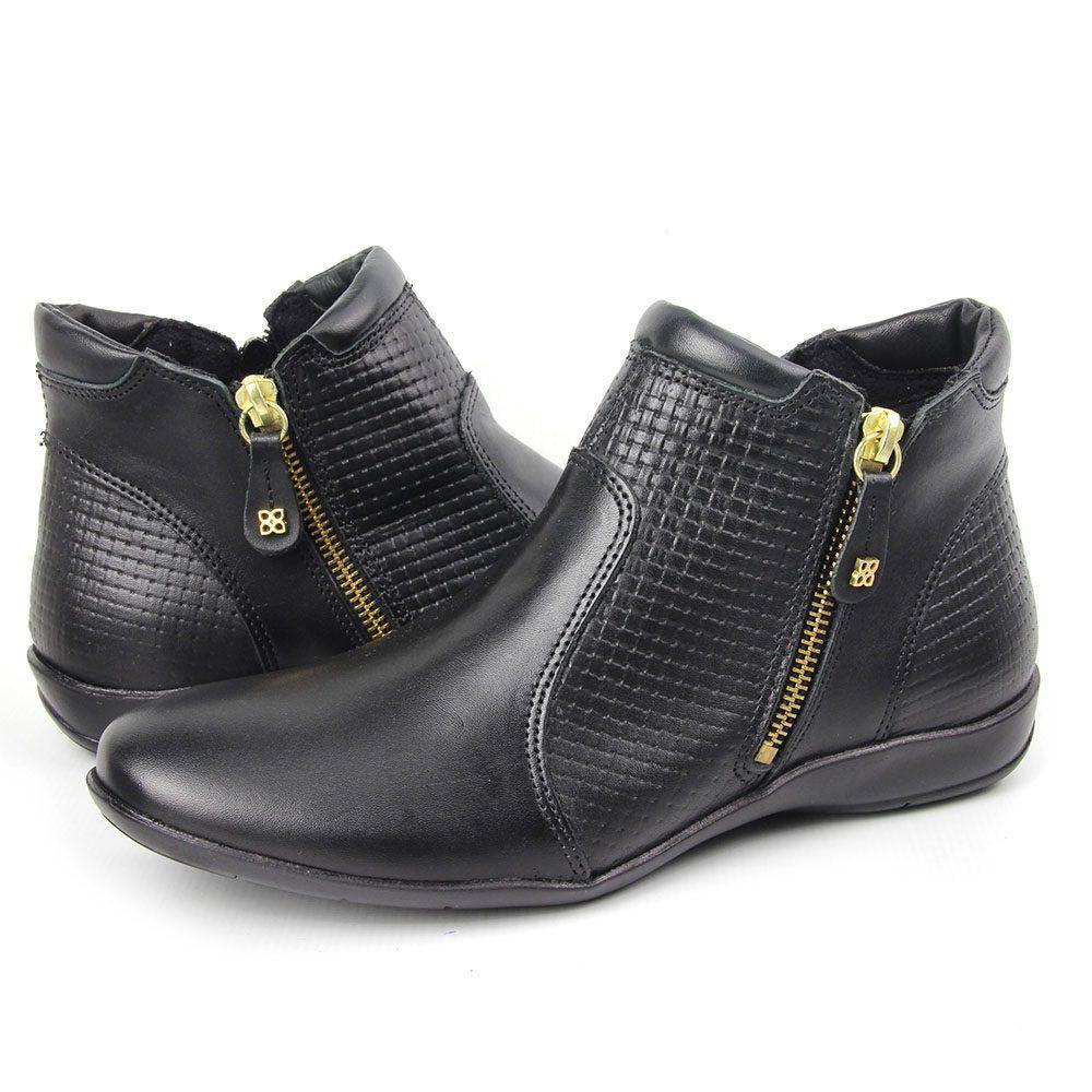 bota rasteira cano curto perlatto