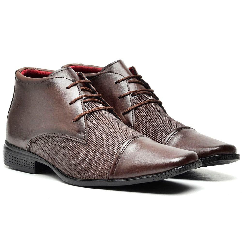 Bota Sapato Social Masculino Sintetico Vegano - Preto - Top flex - Bota  Masculina - Magazine Luiza