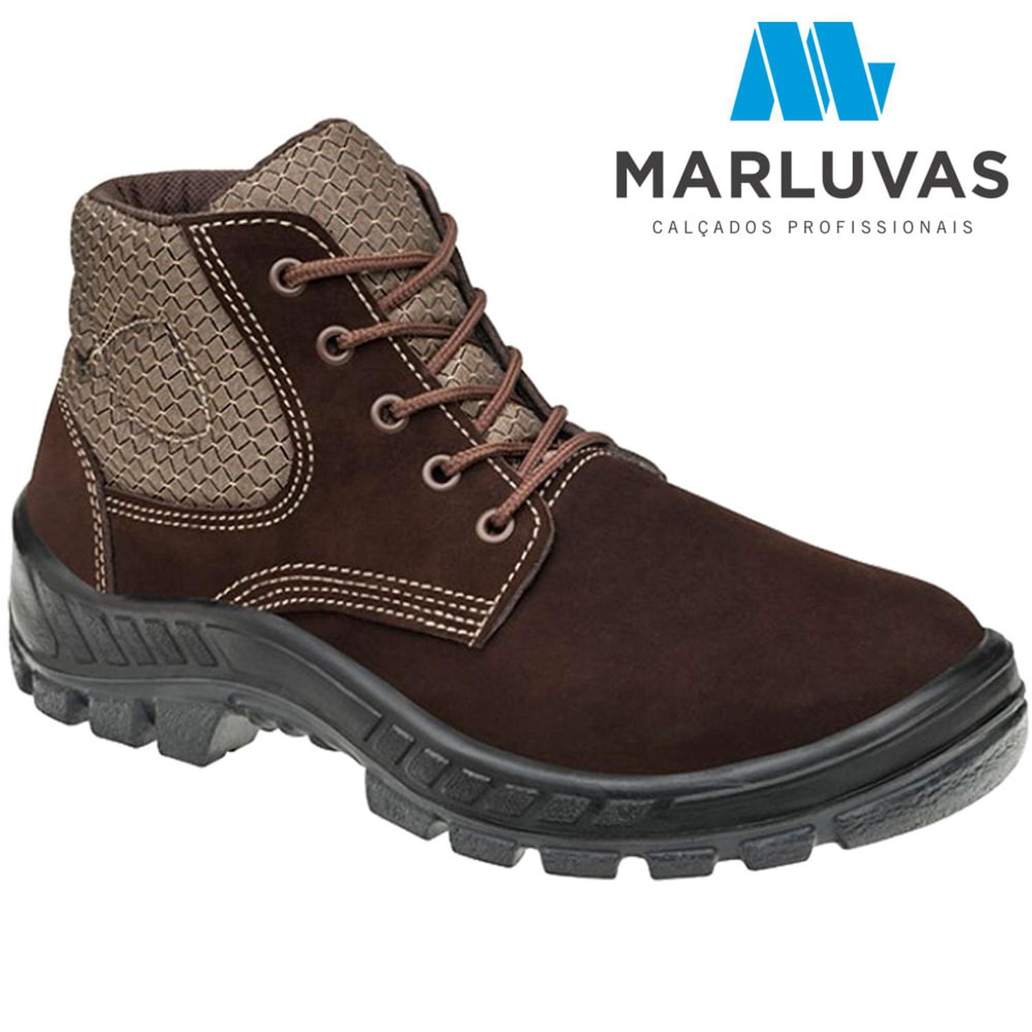 Bota Segurança Nobuck Bico PVC Marluvas - Bota de Segurança - Magazine Luiza