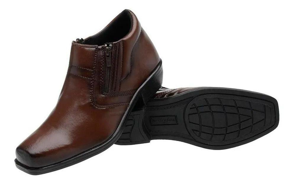 Bota Social Masculina C/ Zíper Resistente Alto Conforto 051 - Torrenezzi -  Bota Masculina - Magazine Luiza