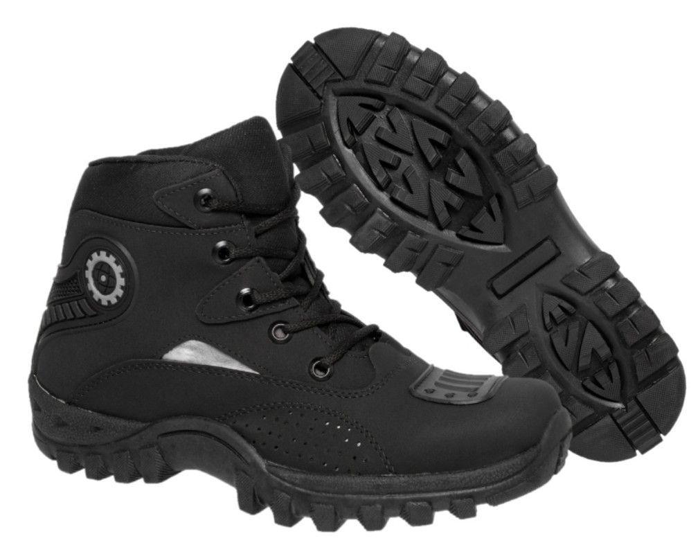 Bota tenis motociclistas preta com refletor motoqueiro - ONDA 7 - Botas  para Moto - Magazine Luiza