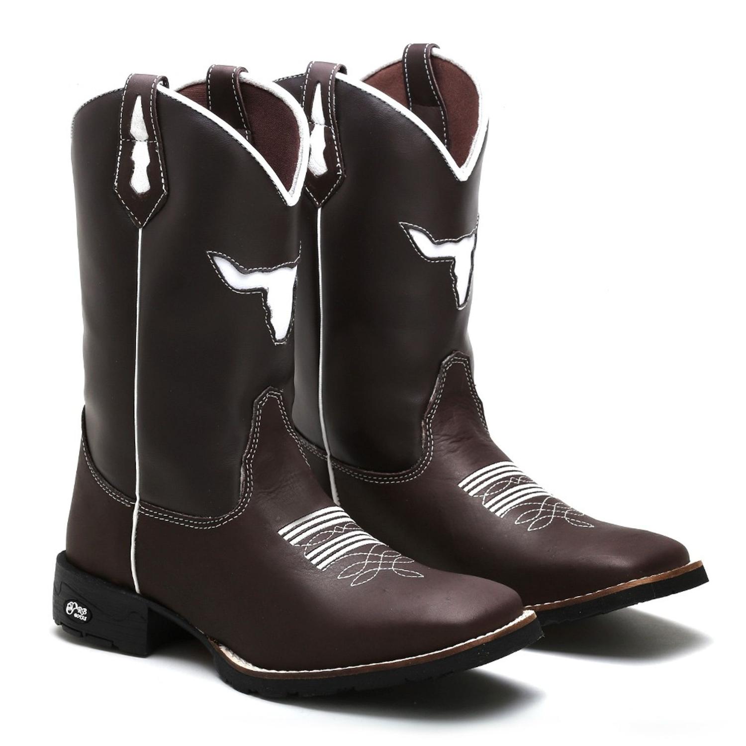 Bota Country Bota Texana Bico Quadrado Bota Country Texana