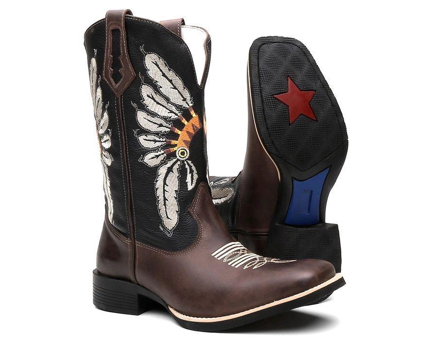 bota texana indio