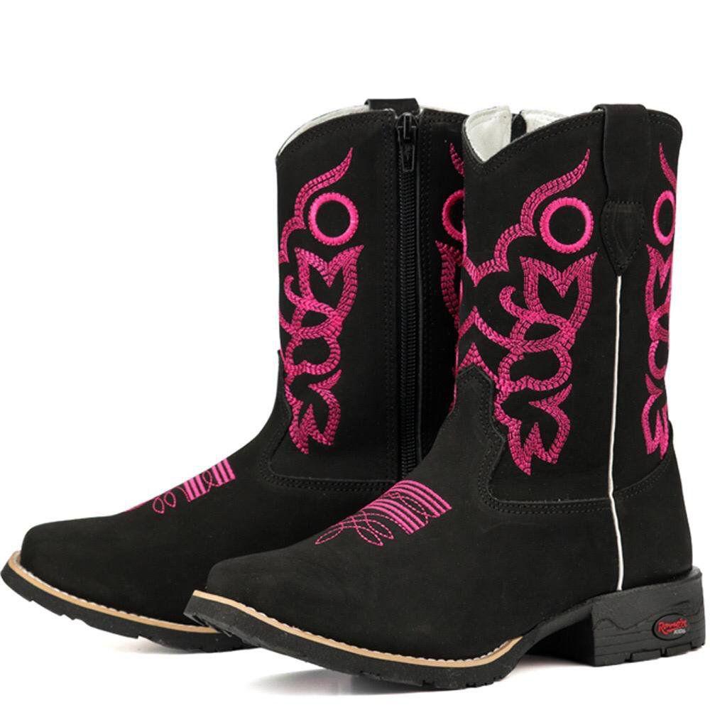 botas texana preta