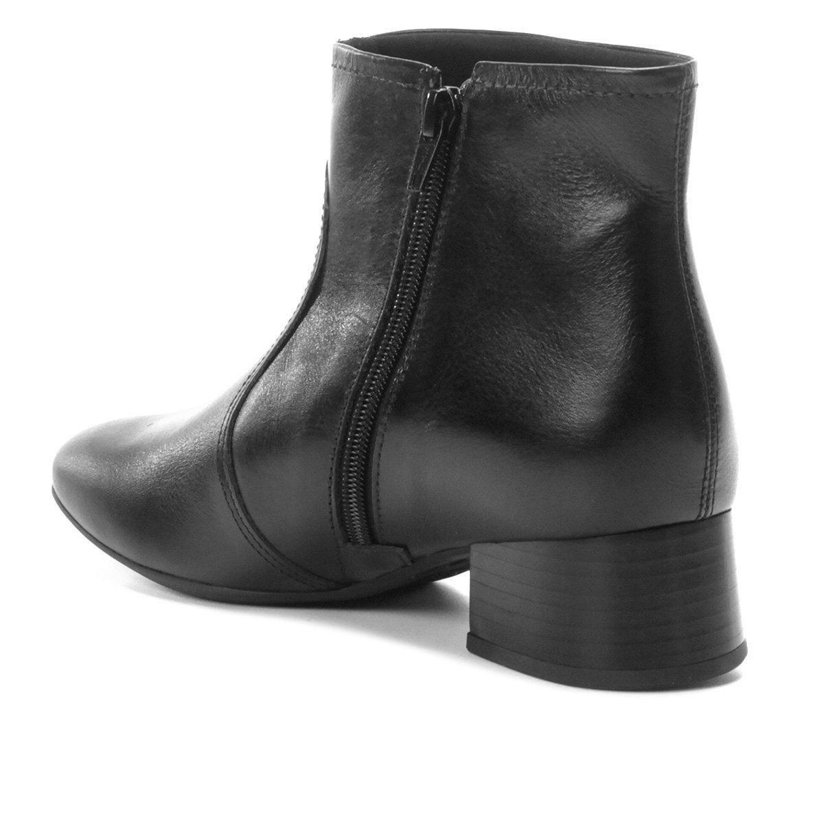 Bota Usaflex Básica Cano Curto Salto Baixo Feminina - Bota Feminina -  Magazine Luiza