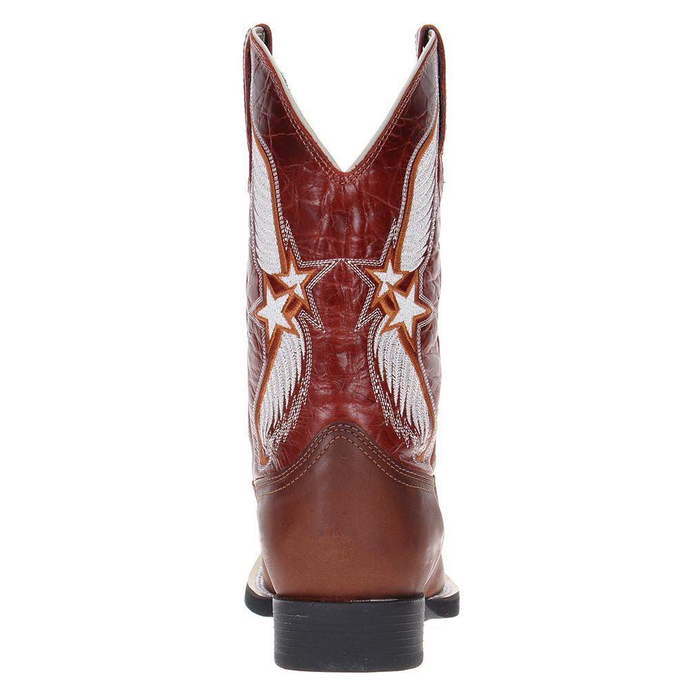 bota country masculina vermelha