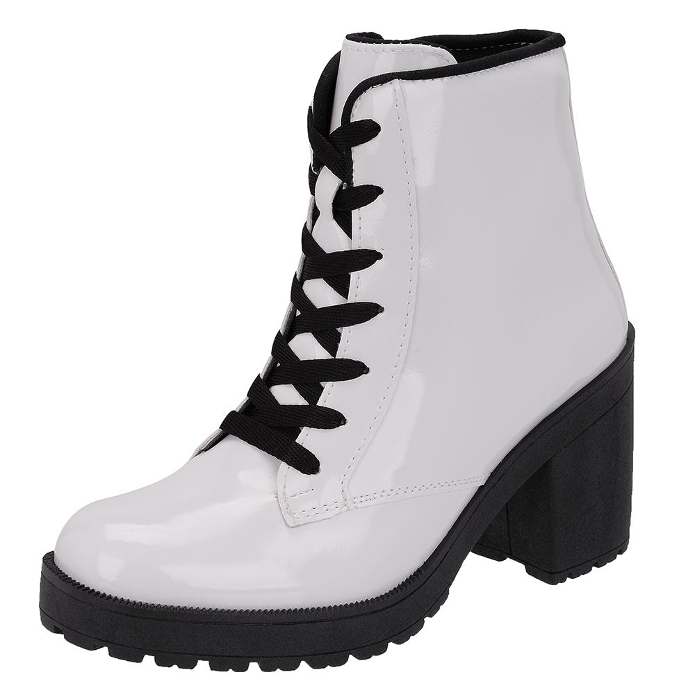 bota salto branca