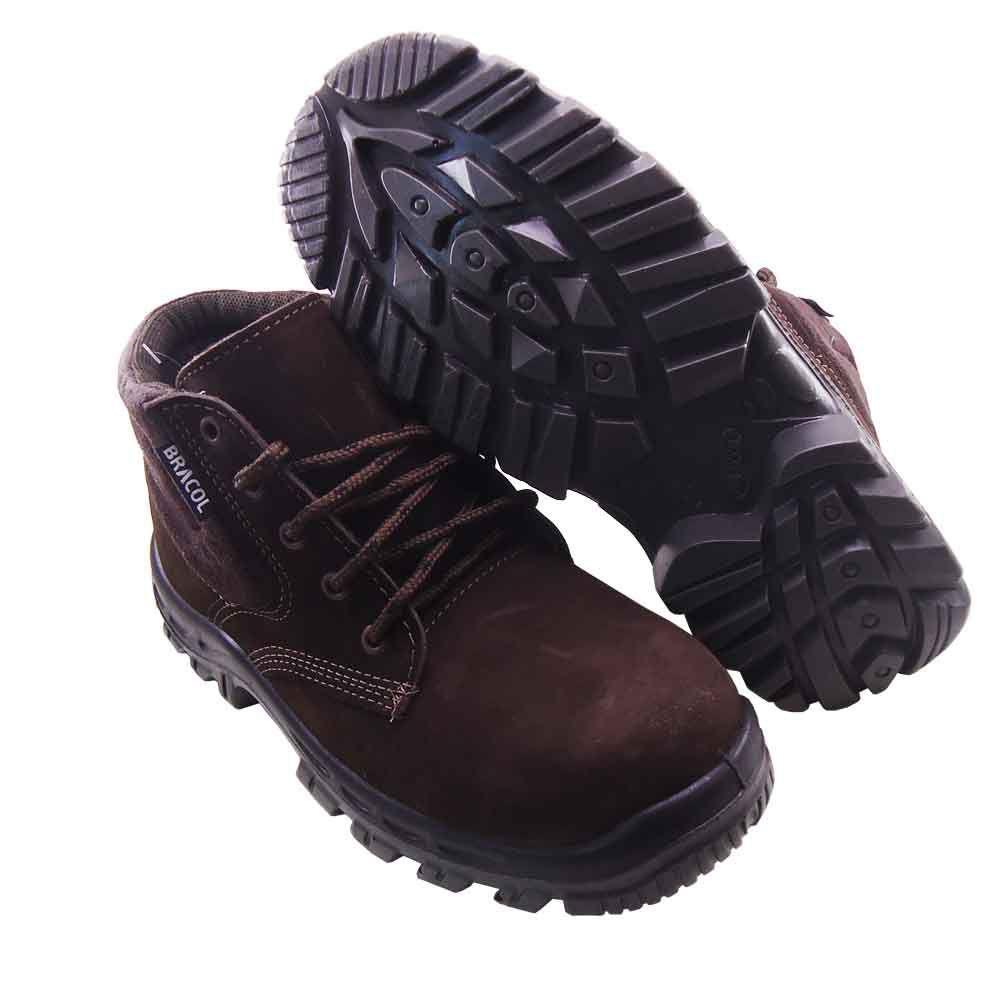 Botina Amarrar Marrom 4018BAAN Bracol CA 40872 - Bota de Segurança -  Magazine Luiza