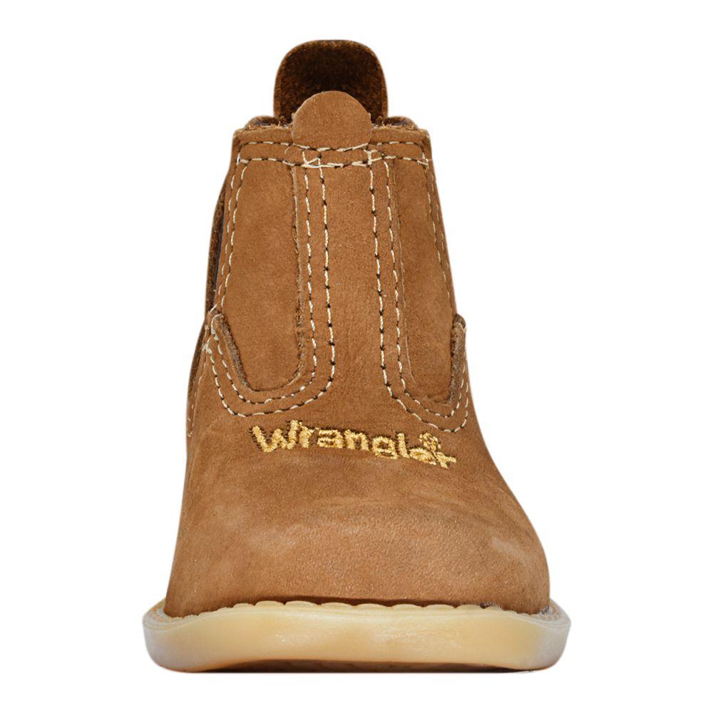 Botina de Couro Infantil Wrangler Pai e Filho Whisky Magalu