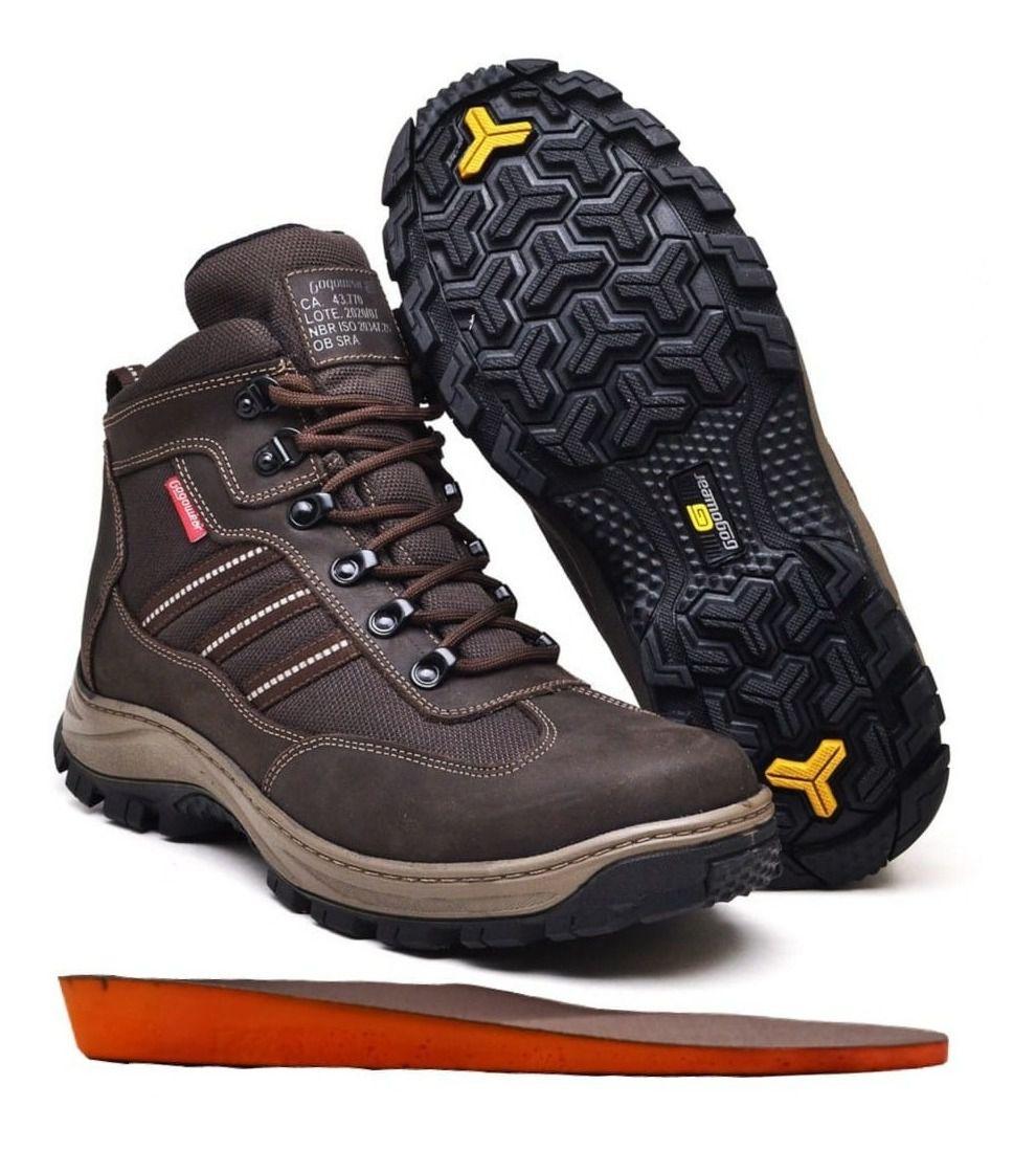 Botina Gogowear Cravo Botina Gogowear Bota De Trabalho De Couro