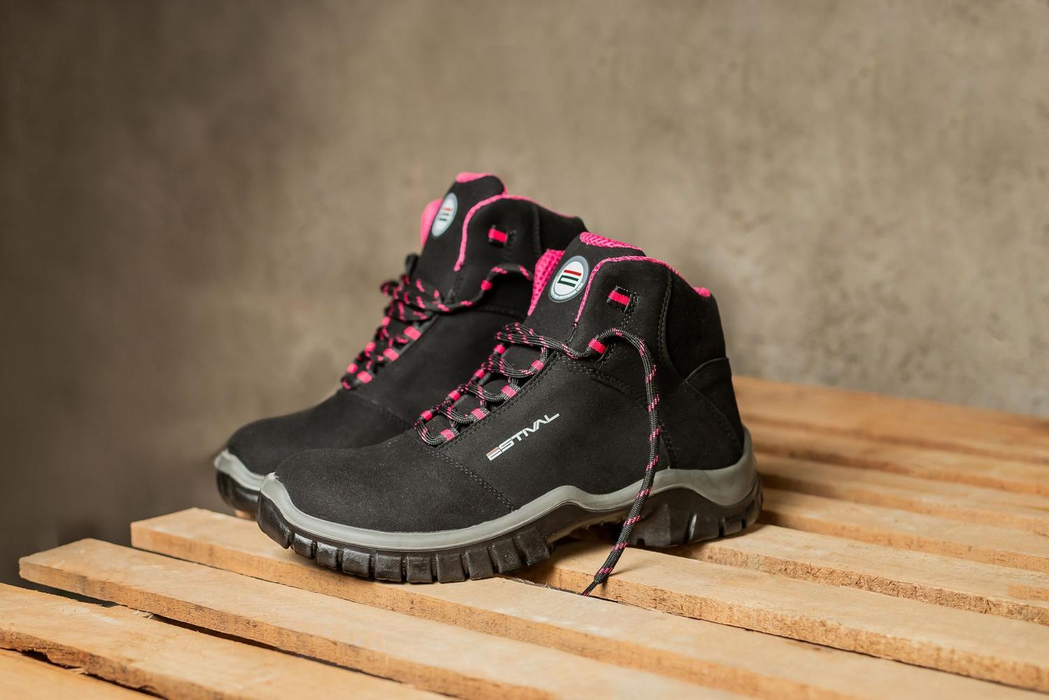 Botina Segurança Bico Pvc Estival Cores EN100071S2 Sapato de