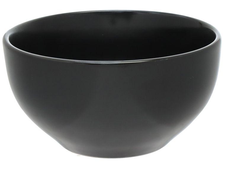 Bowl de Cerâmica Preto Hauskraft Charlotte PCLN214/PT 580ml