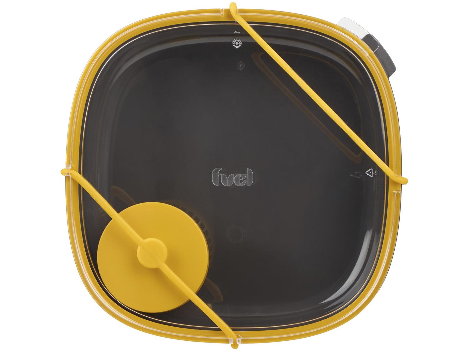 Bowl de Polipropileno e Silicone Amarelo e Preto