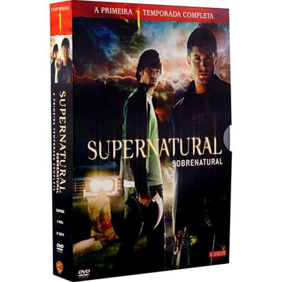 Box DVD Supernatural: Sobrenatural 1ª Temporada 6 DVDs - Warner - Revista  HQ - Magazine Luiza