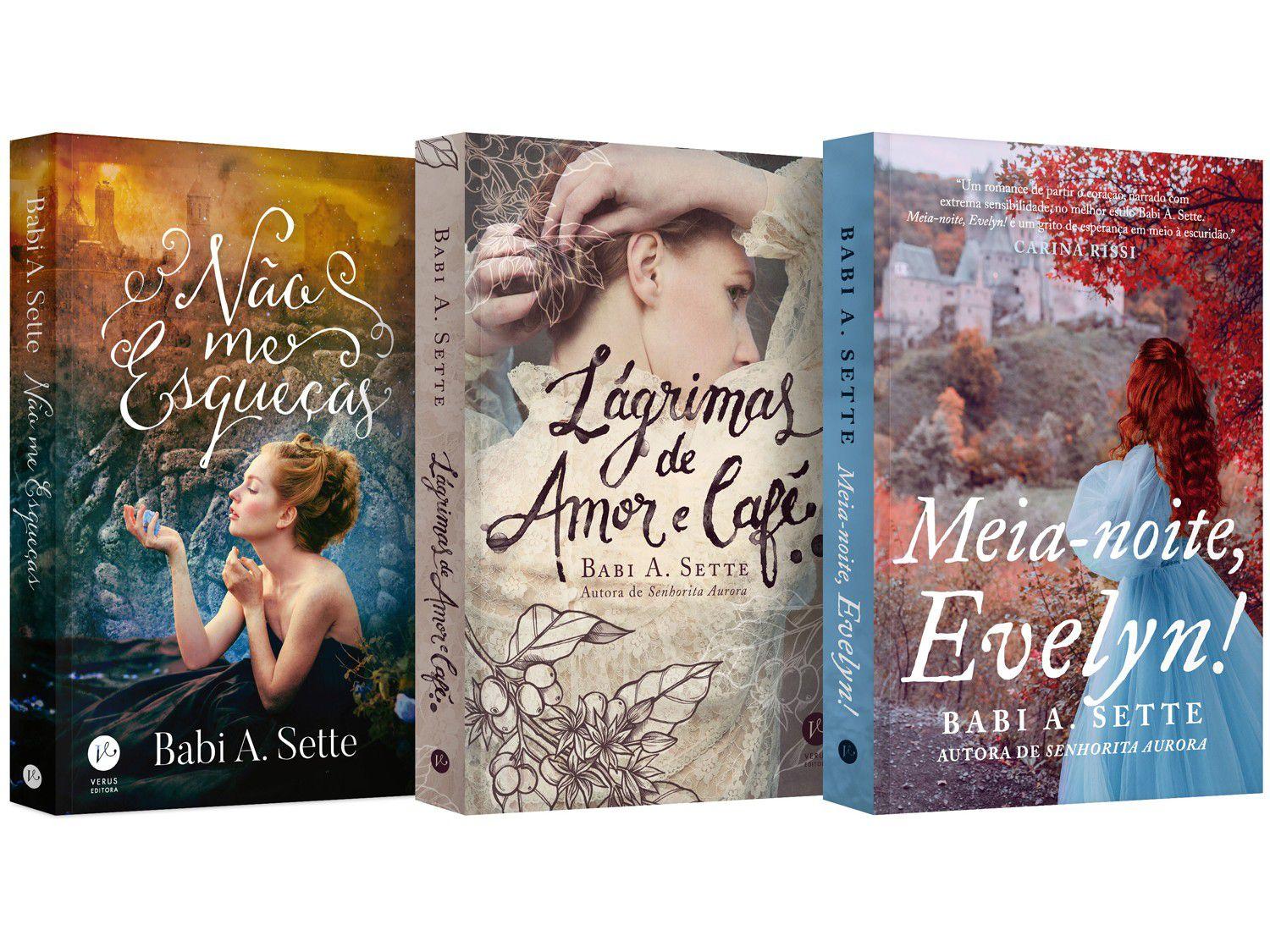 Box Livros Bolsa Babi A. Sette com Brinde