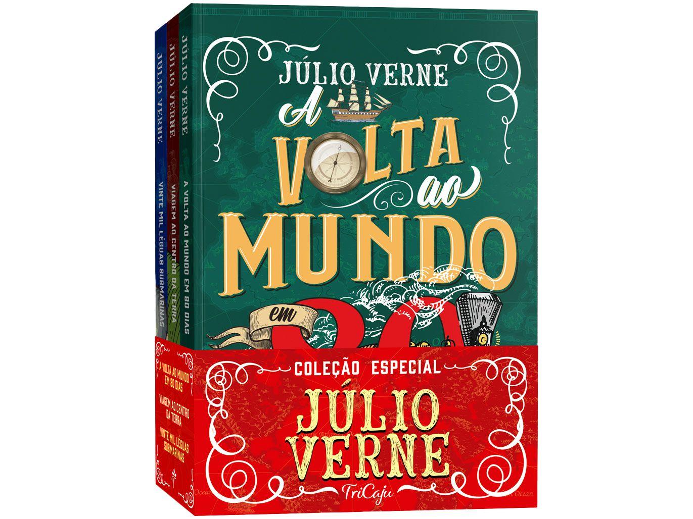 Box Livros Coleção Especial Júlio Verne - Livros de