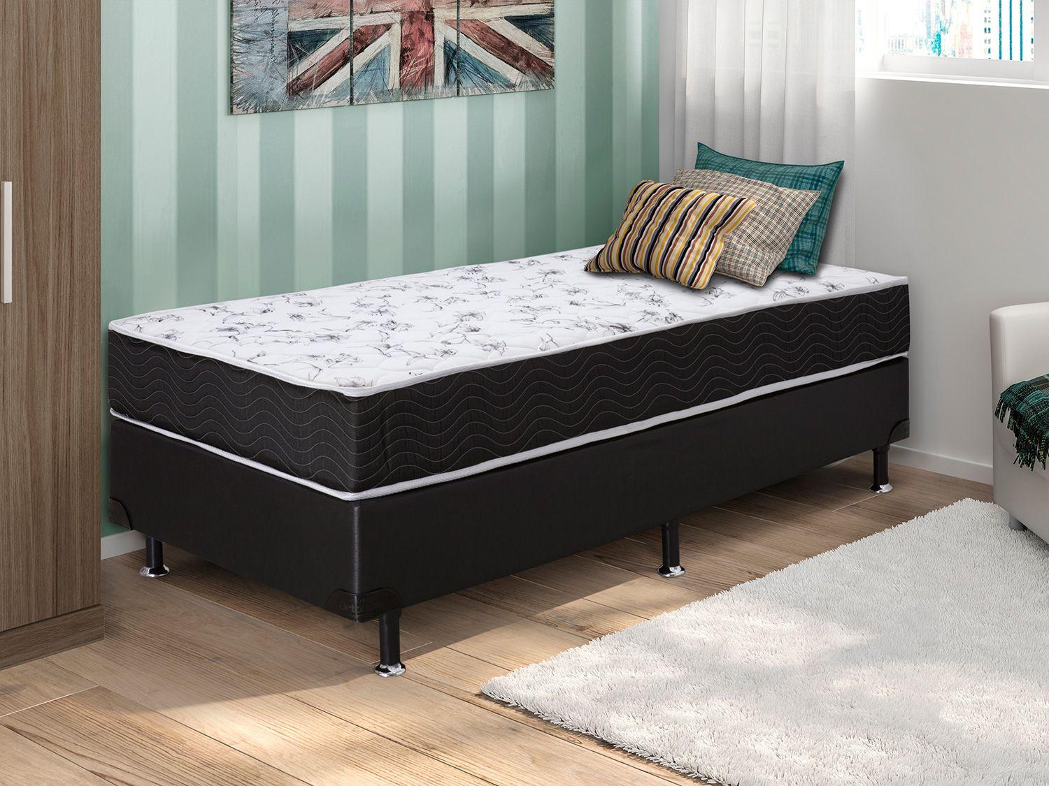Box para Colchão Solteiro Ortobom - 23cm de Altura 1051611863 - Camas ...