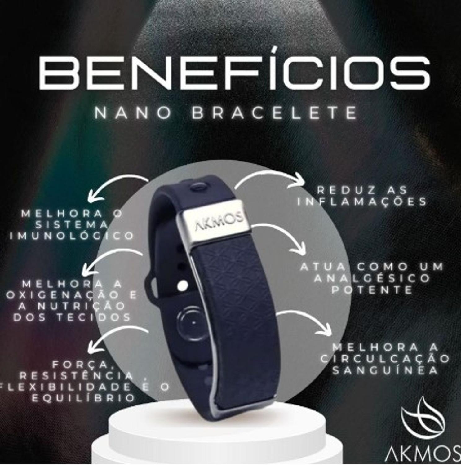 Bracelete nano akmos com infra vermelho longo - Pulseira e Bracelete -  Magazine Luiza