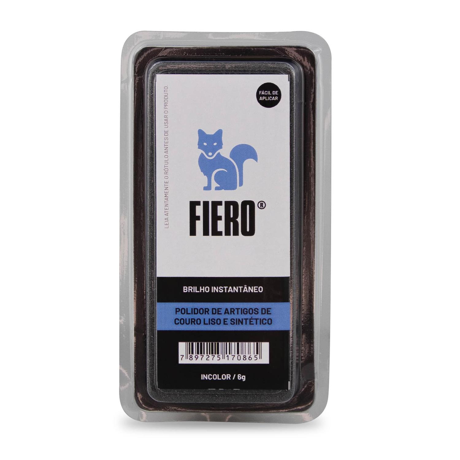 Brilho Instantâneo para calçados, artigos de couro e sintético - Fiero -  Calçados Masculinos - Magazine Luiza
