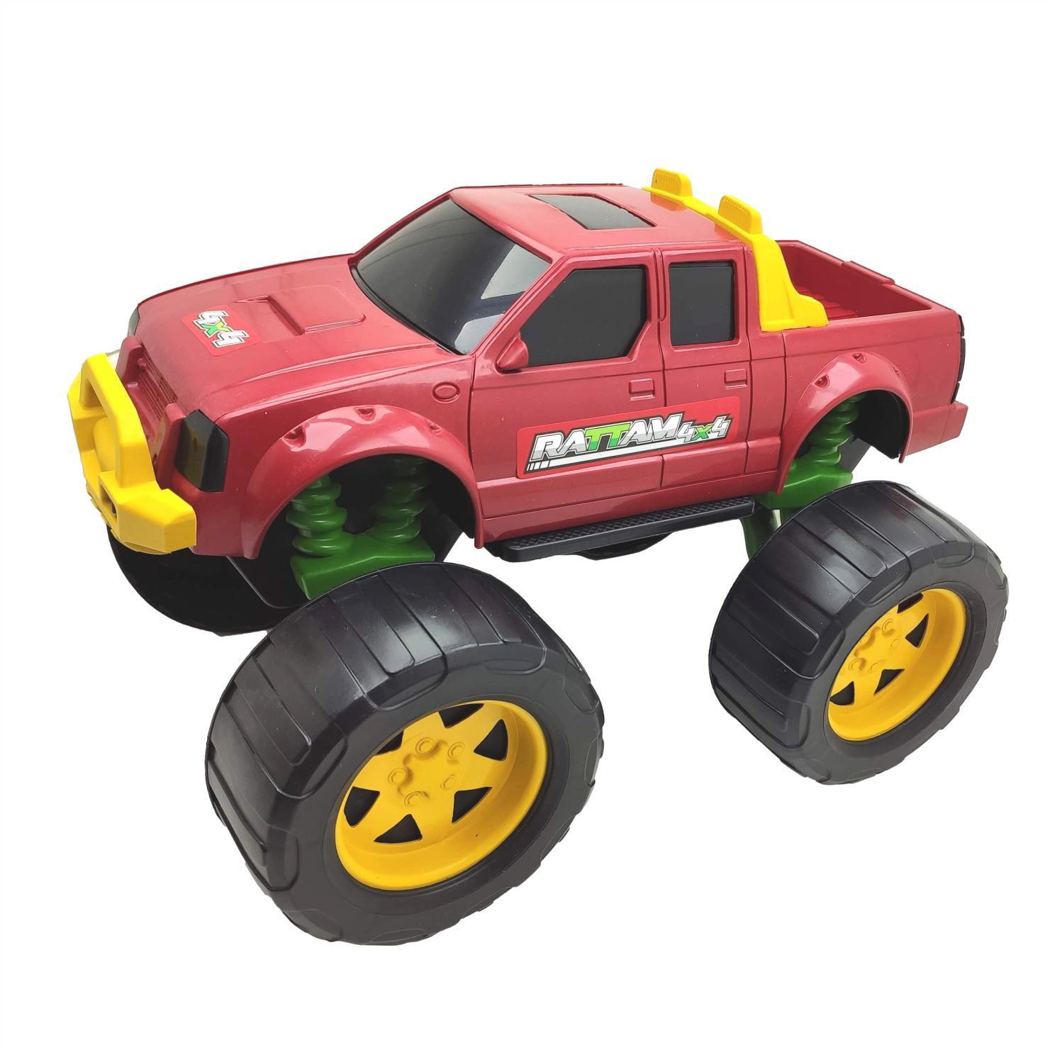 Caminhonete Roda Livre - Rattam 4x4 - Off Road - Vermelho - Usual Brinquedos