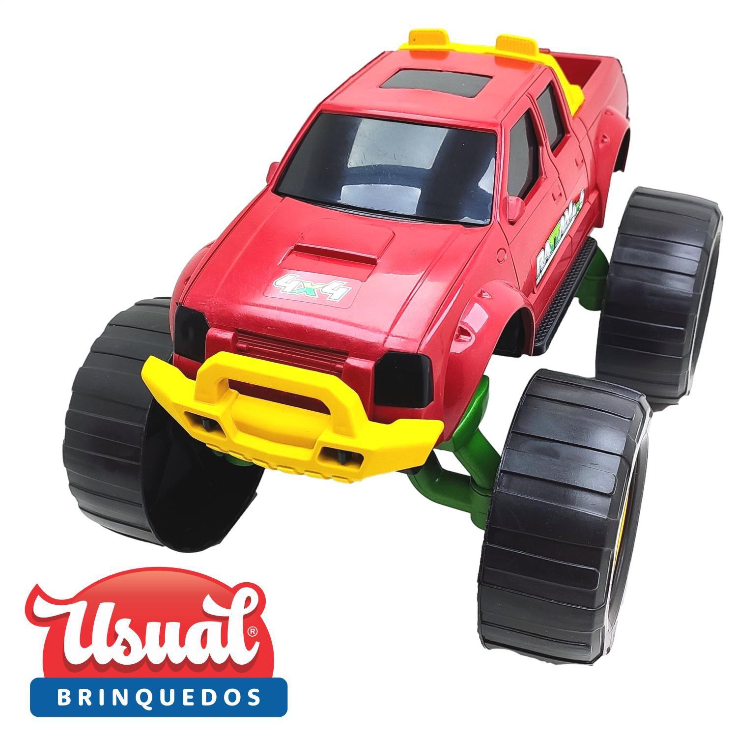 Caminhonete Roda Livre - Rattam 4x4 - Off Road - Vermelho - Usual Brinquedos