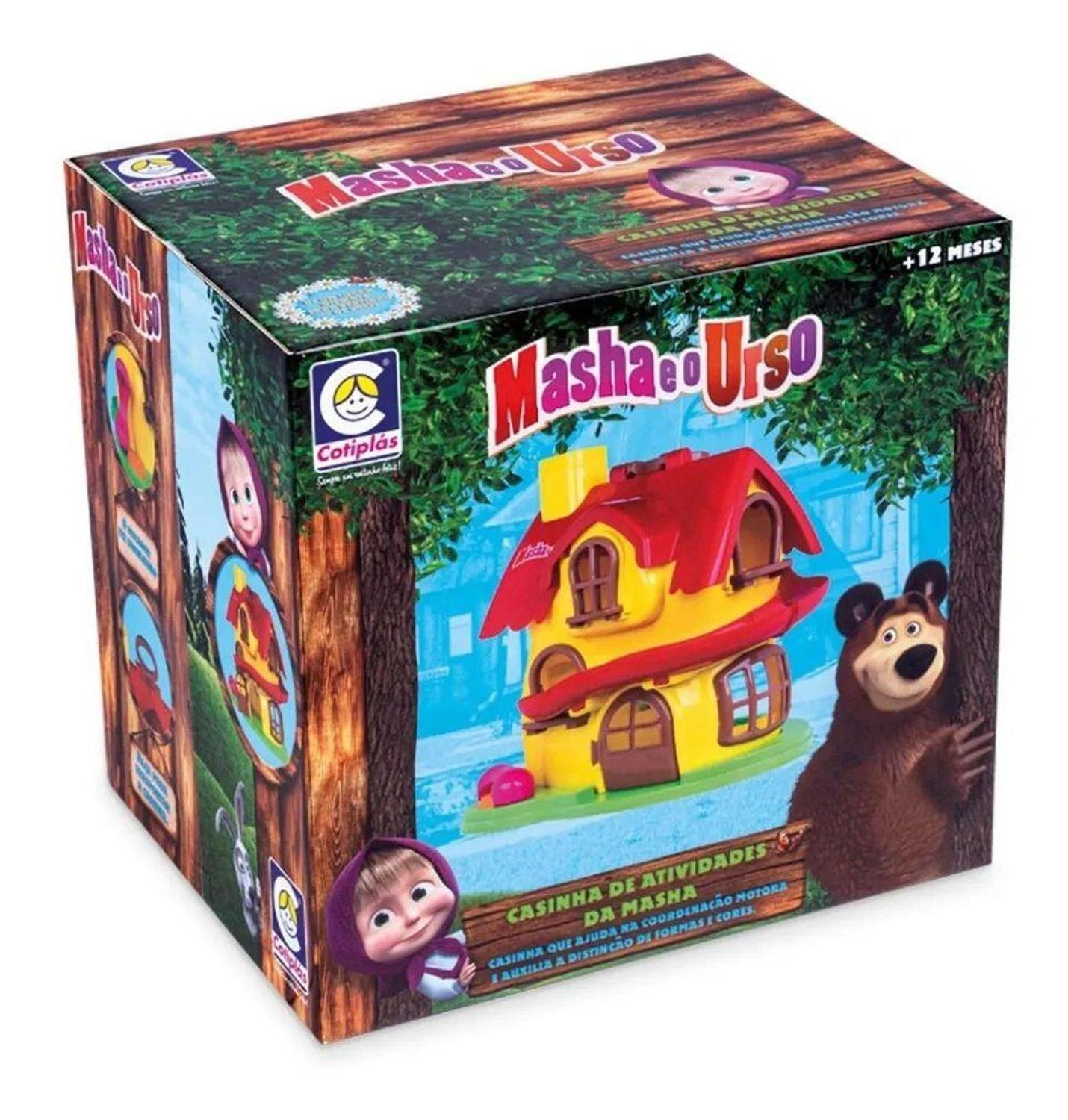 Brinquedo Casa Da Masha E O Urso Atividade Didática Cotiplás - Sons e ...
