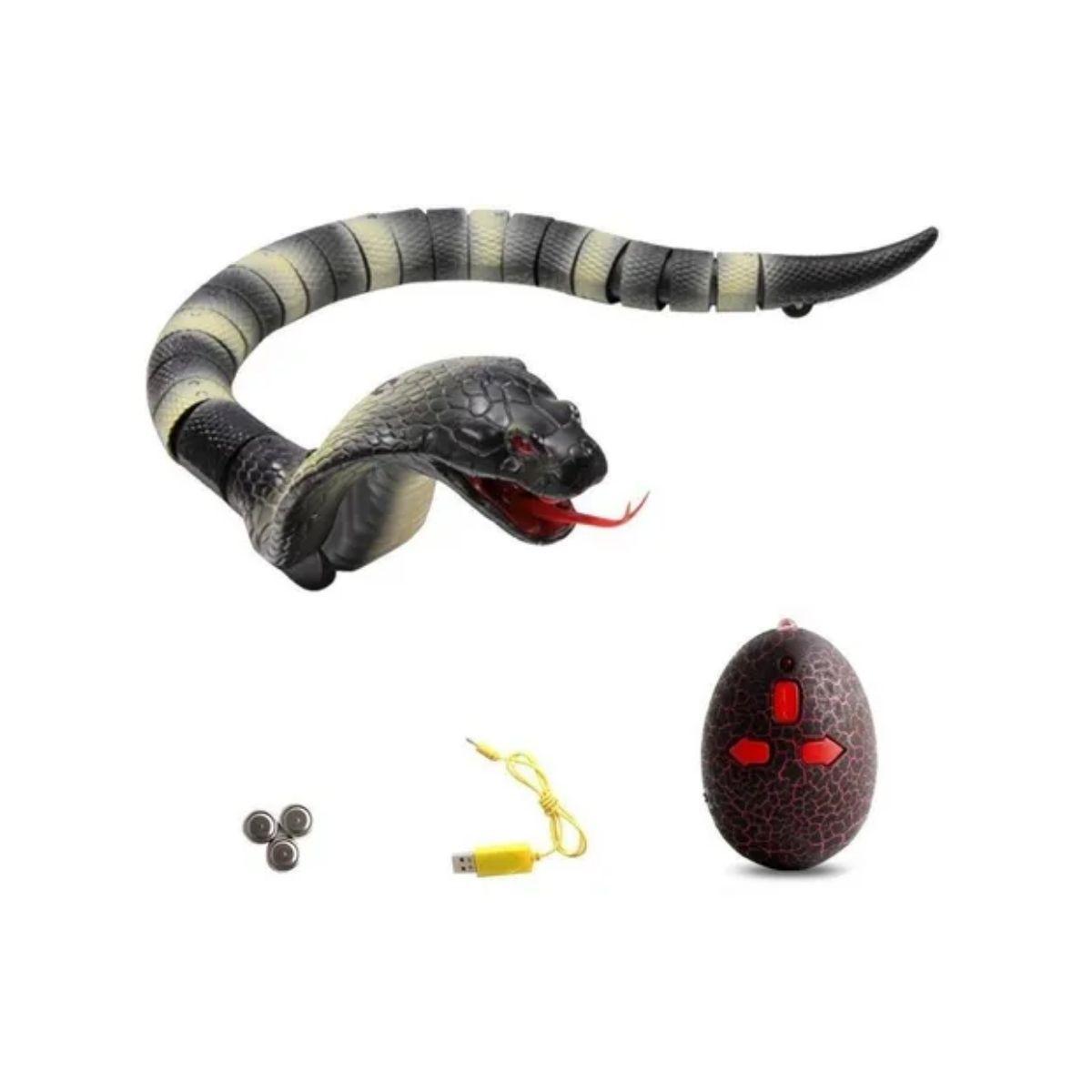 Brinquedo Cobra Naja com Controle Remoto Realista 4+ Toyng - Bonecos ...