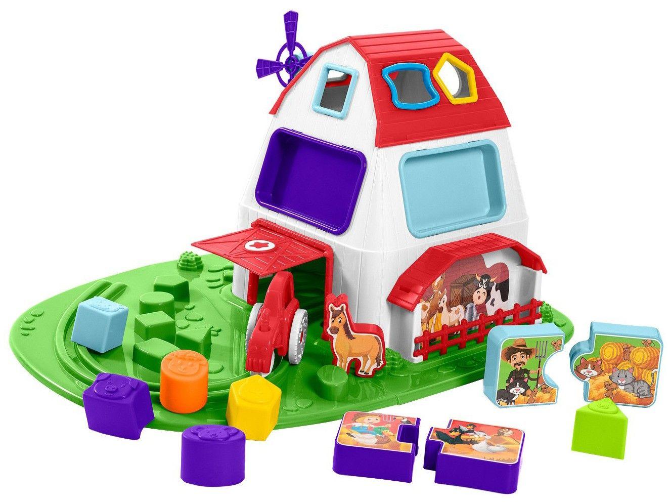 Brinquedo de Encaixar Fazendinha Ta Te Ti