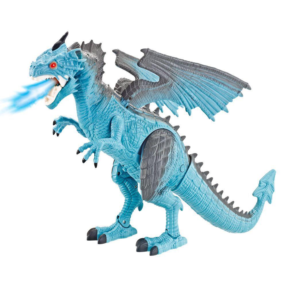 Brinquedo Dragão de Gelo que Anda com Controle Remoto - Polibrinq ...