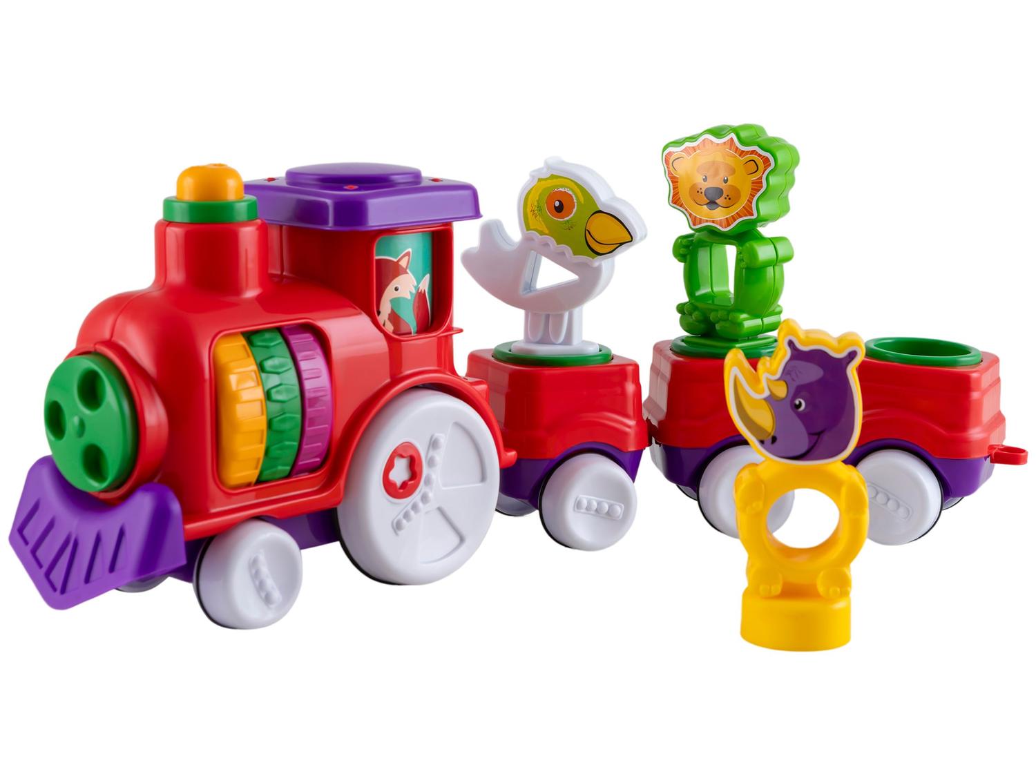 Brinquedo Educativo Animais Divertidos Zoo Trem