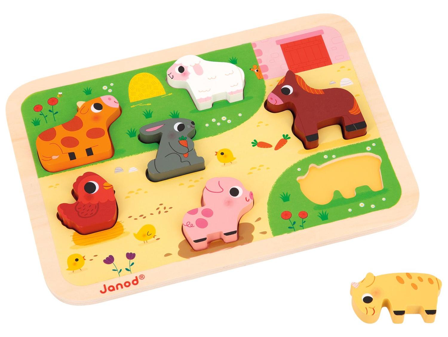 Brinquedo Educativo Fazendinha Encaixa Formas