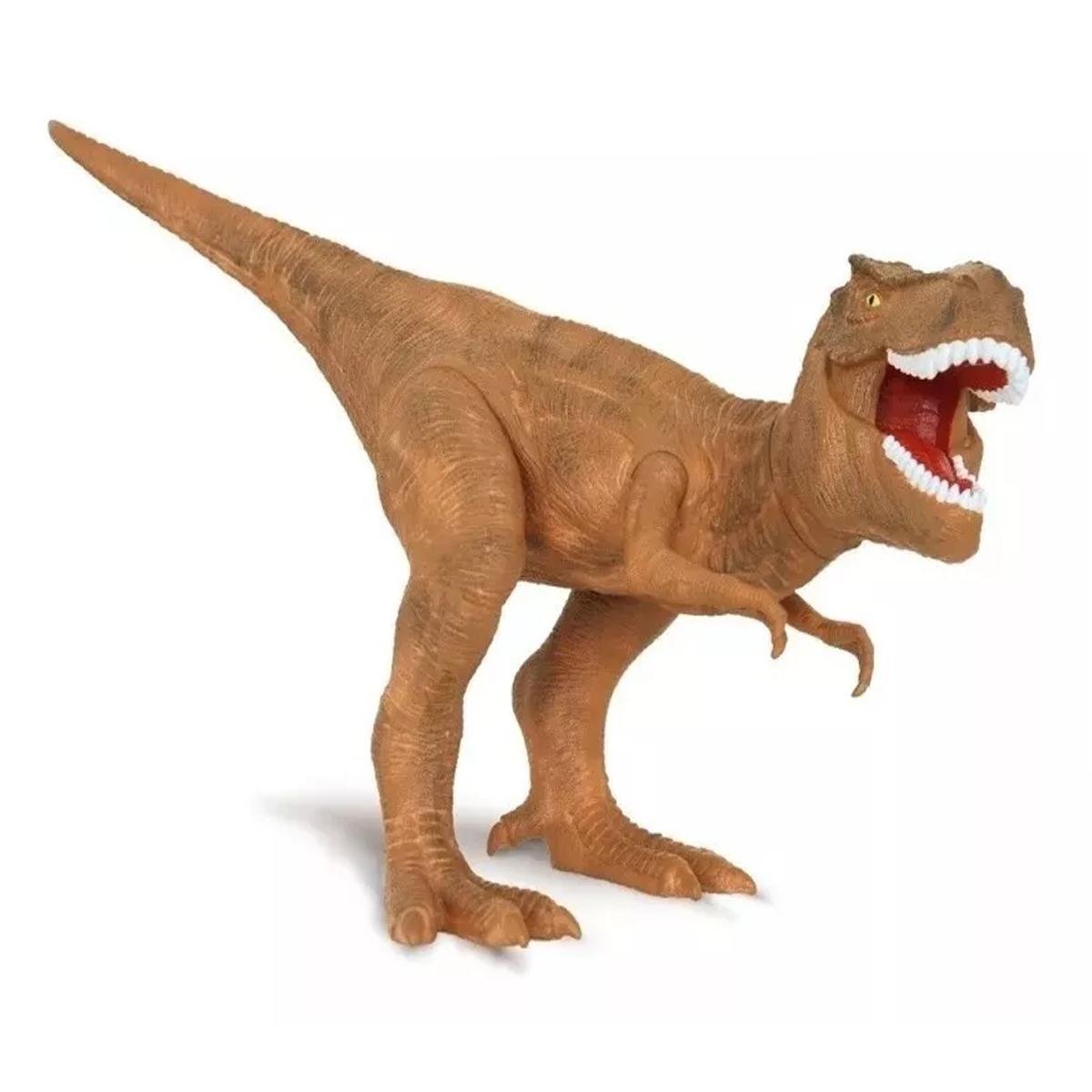 Brinquedo infantil dinossauro tiranosaurus rex com som - Cotiplas ...