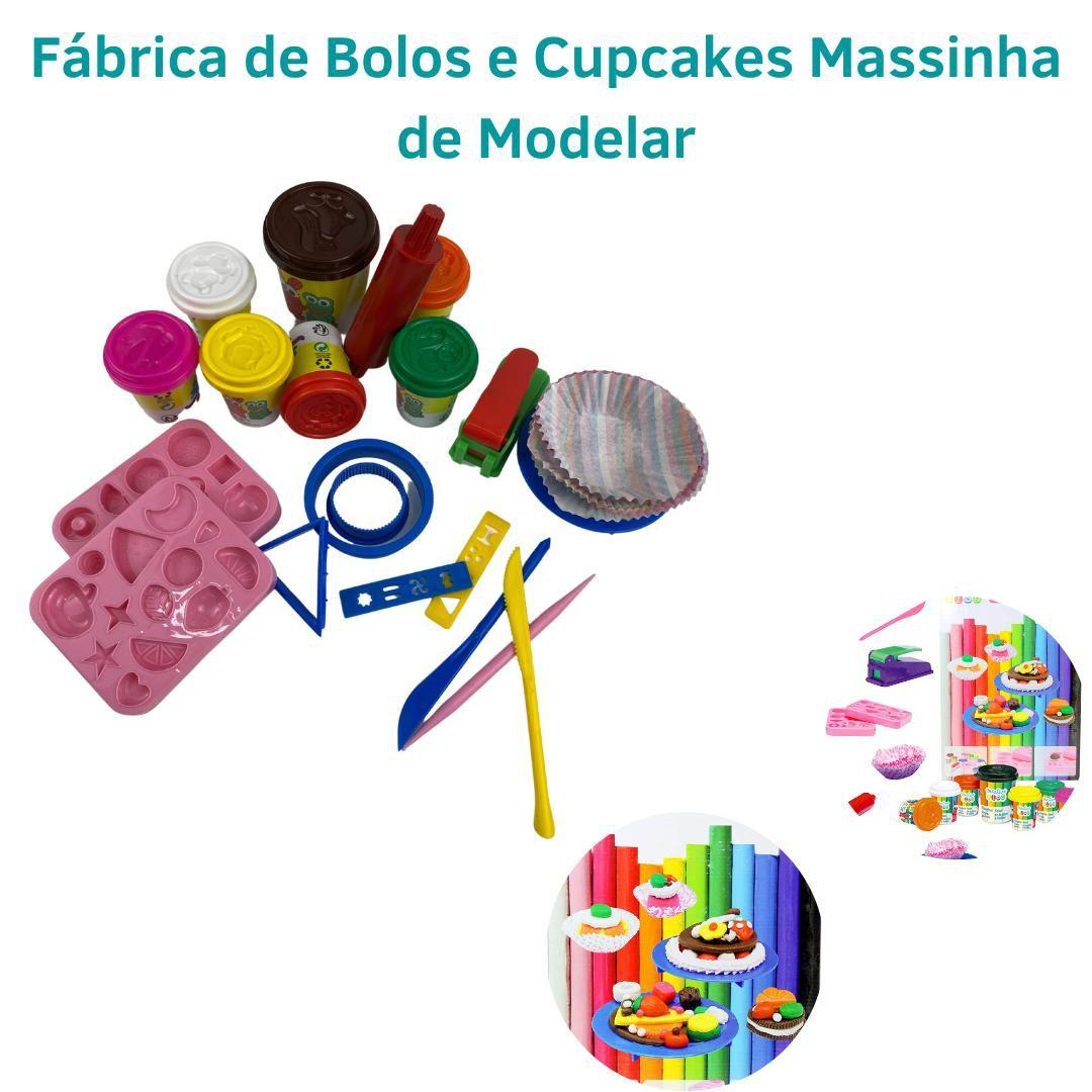 Massinhas De Modelar - Fábrica De Bolos E Cupcakes Batiki Modele E Crie  Colorido